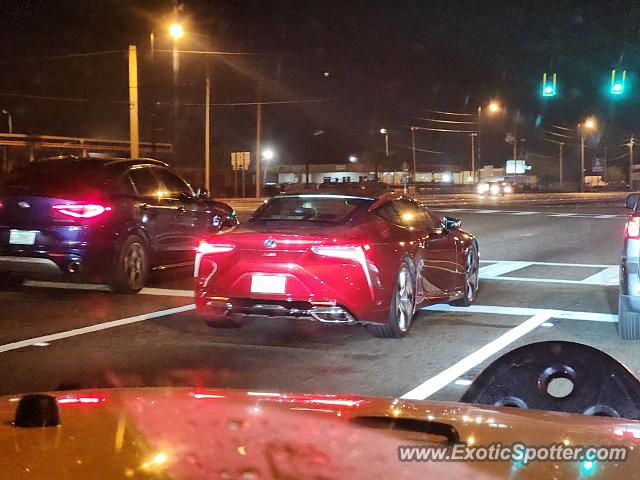 Lexus LC 500 spotted in Sebring, Florida