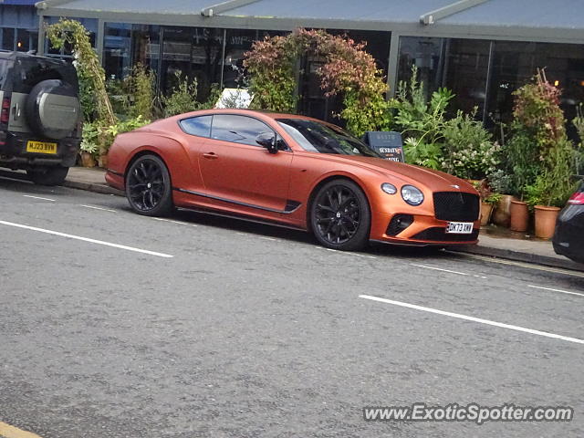 Bentley Continental spotted in Alderley Edge, United Kingdom