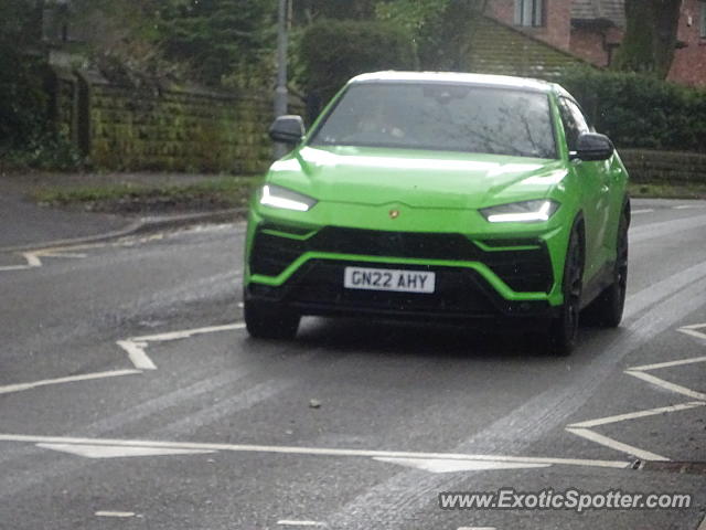 Lamborghini Urus spotted in Alderley Edge, United Kingdom