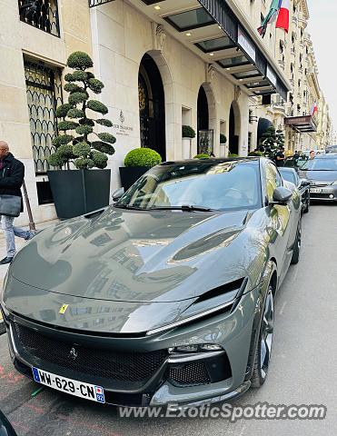 Ferrari Monza SP2 spotted in Paris, France