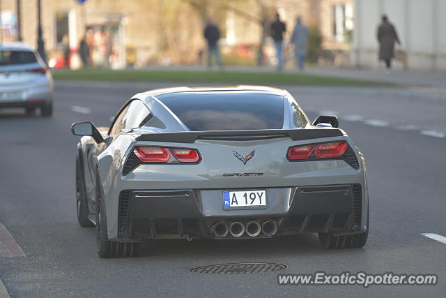 Chevrolet Corvette Z06 spotted in Warsaw, Poland