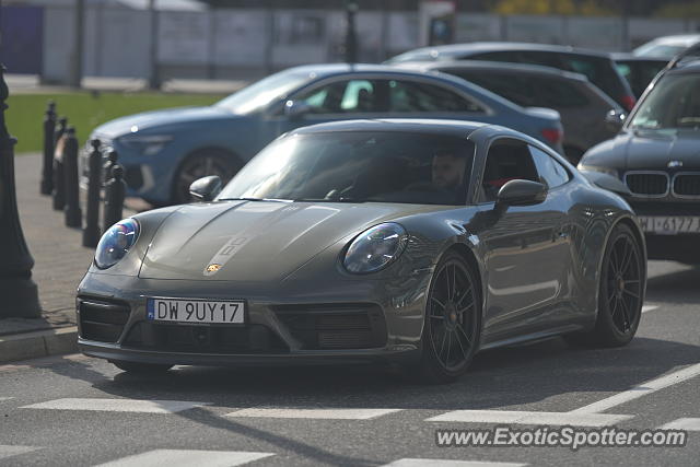 Porsche 911 spotted in Warsaw, Poland