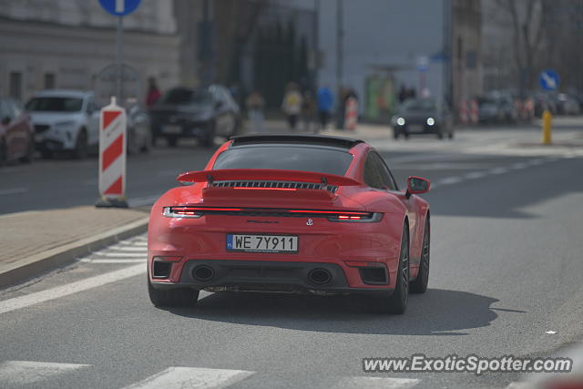 Porsche 911 Turbo spotted in Warsaw, Poland
