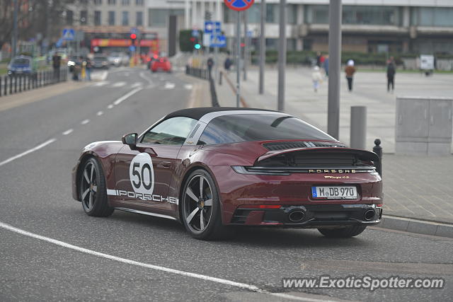 Porsche 911 spotted in Warsaw, Poland