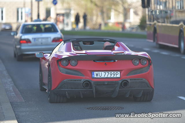 Ferrari F8 Tributo spotted in Warsaw, Poland