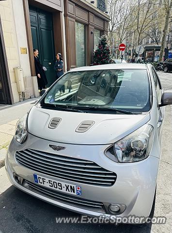 Aston Martin Cygnet spotted in Paris, France