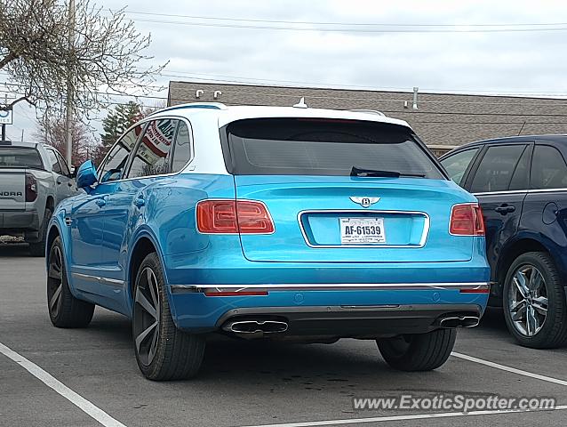 Bentley Bentayga spotted in Plainfield, Indiana