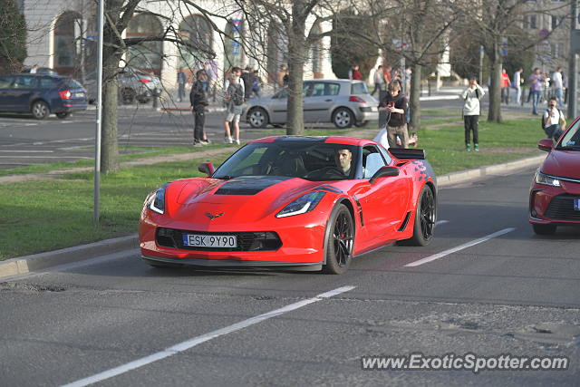 Chevrolet Corvette Z06 spotted in Warsaw, Poland