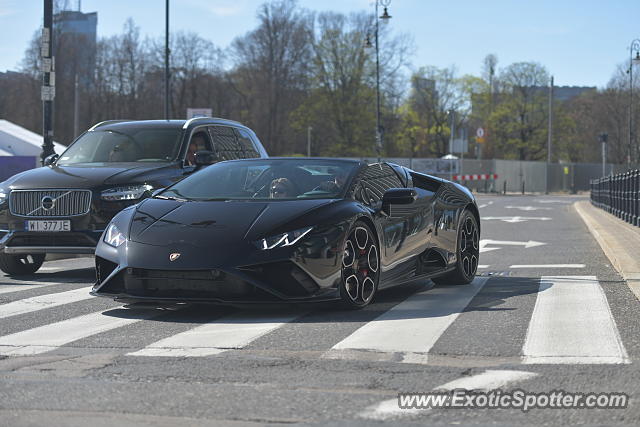 Lamborghini Huracan spotted in Warsaw, Poland