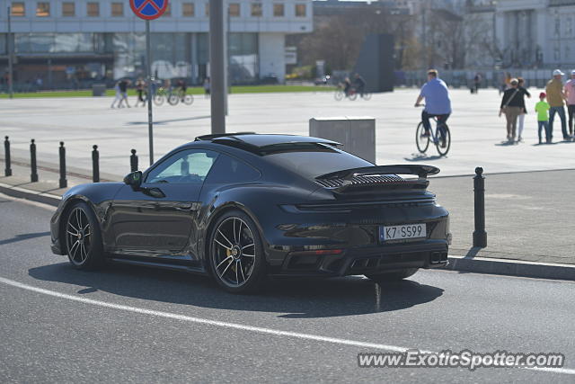 Porsche 911 Turbo spotted in Warsaw, Poland