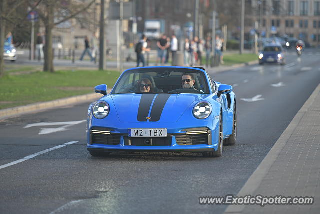 Porsche 911 Turbo spotted in Warsaw, Poland