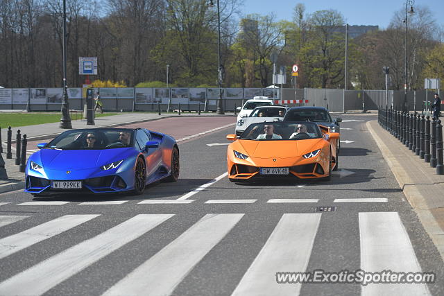 Lamborghini Huracan spotted in Warsaw, Poland