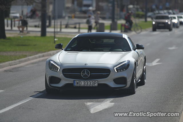 Mercedes AMG GT spotted in Warsaw, Poland