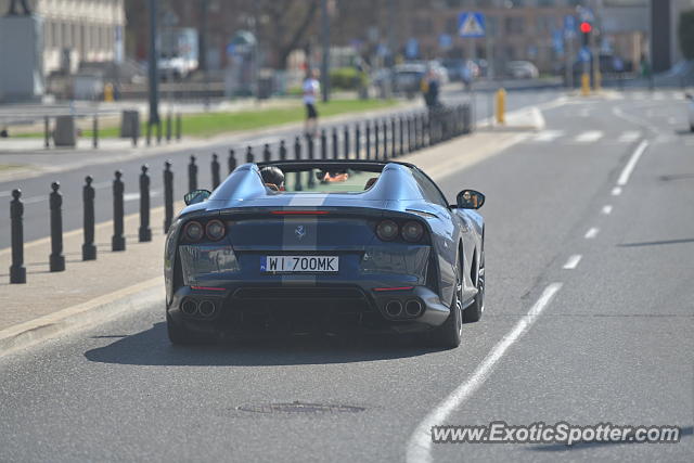 Ferrari 812 Superfast spotted in Warsaw, Poland