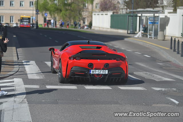 Ferrari SF90 Stradale spotted in Warsaw, Poland