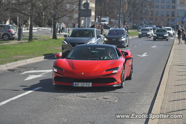 Ferrari SF90 Stradale spotted in Warsaw, Poland