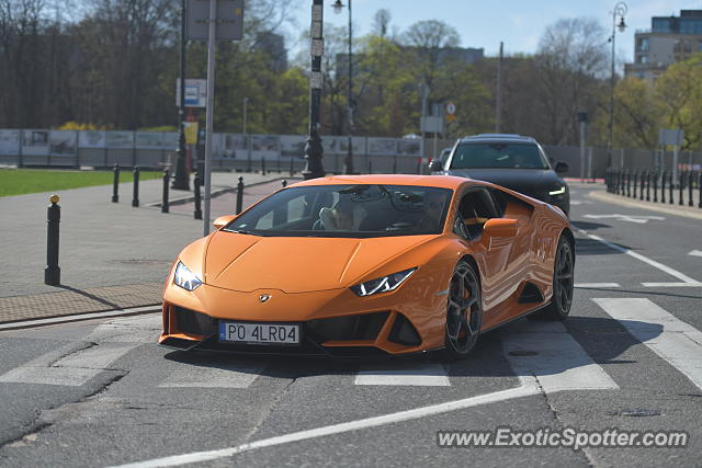Lamborghini Huracan spotted in Warsaw, Poland