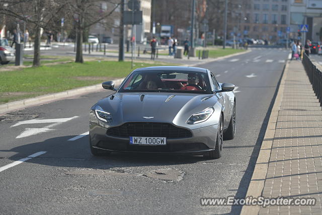 Aston Martin DB11 spotted in Warsaw, Poland
