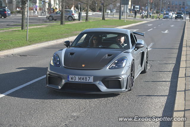 Porsche Cayman GT4 spotted in Warsaw, Poland