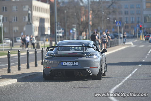 Porsche Cayman GT4 spotted in Warsaw, Poland