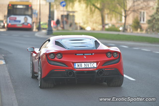Ferrari F8 Tributo spotted in Warsaw, Poland