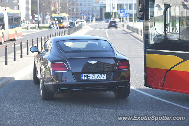 Bentley Continental spotted in Warsaw, Poland