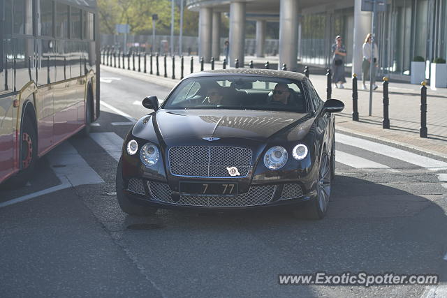 Bentley Continental spotted in Warsaw, Poland