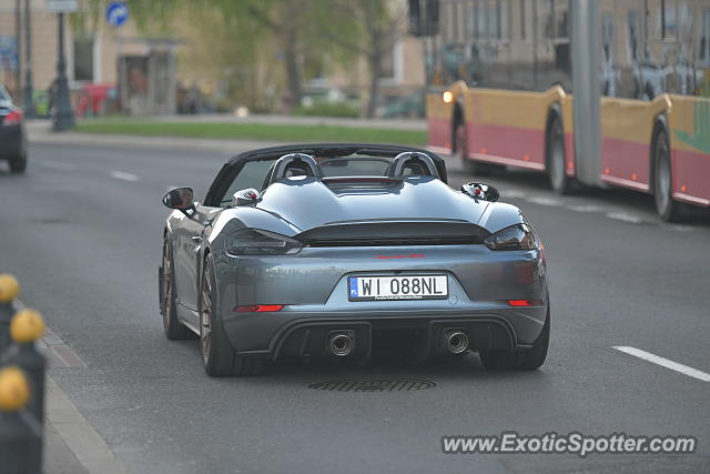 Porsche Cayman GT4 spotted in Warsaw, Poland