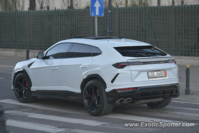 Lamborghini Urus spotted in Warsaw, Poland