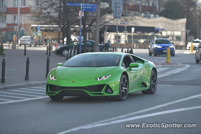 Lamborghini Huracan spotted in Warsaw, Poland