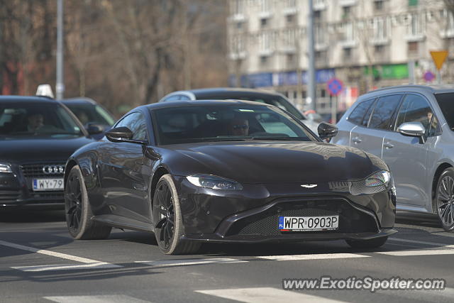 Aston Martin Vantage spotted in Warsaw, Poland
