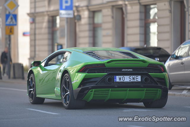 Lamborghini Huracan spotted in Warsaw, Poland