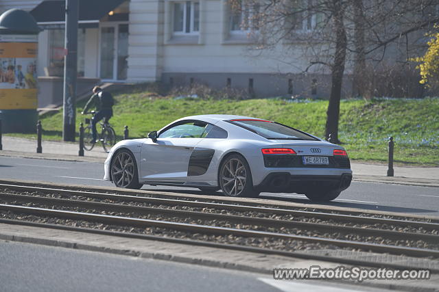 Audi R8 spotted in Warsaw, Poland
