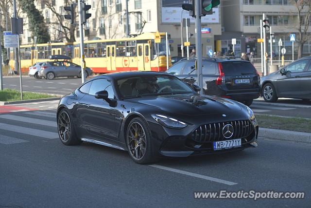 Mercedes AMG GT spotted in Warsaw, Poland
