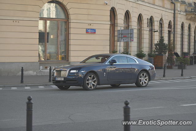 Rolls-Royce Wraith spotted in Warsaw, Poland