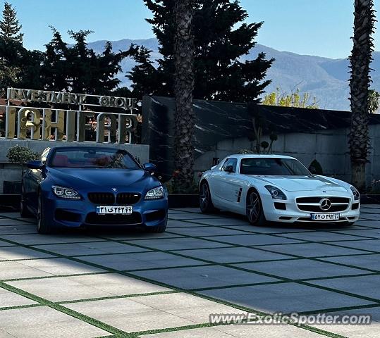 Mercedes SLS AMG spotted in Noshahr, Iran