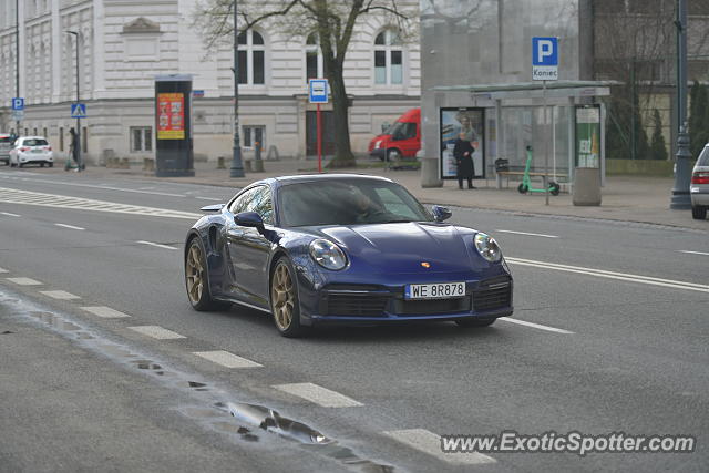Porsche 911 Turbo spotted in Warsaw, Poland