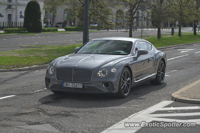 Bentley Continental spotted in Warsaw, Poland