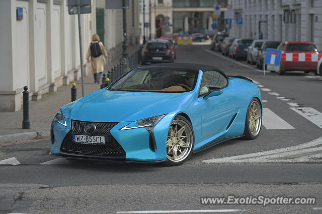 Lexus LC 500 spotted in Warsaw, Poland
