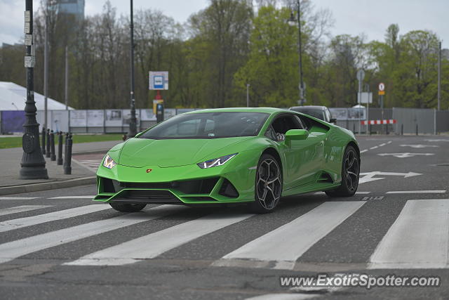 Lamborghini Huracan spotted in Warsaw, Poland