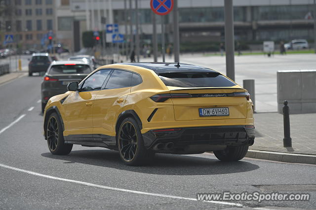 Lamborghini Urus spotted in Warsaw, Poland