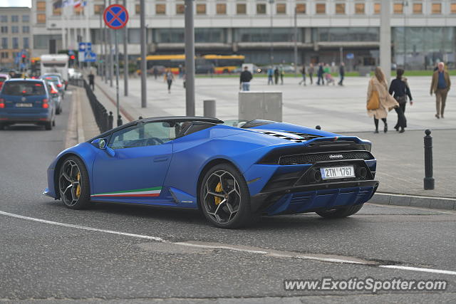 Lamborghini Huracan spotted in Warsaw, Poland