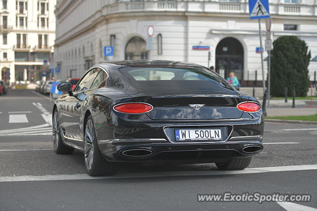 Bentley Continental spotted in Warsaw, Poland
