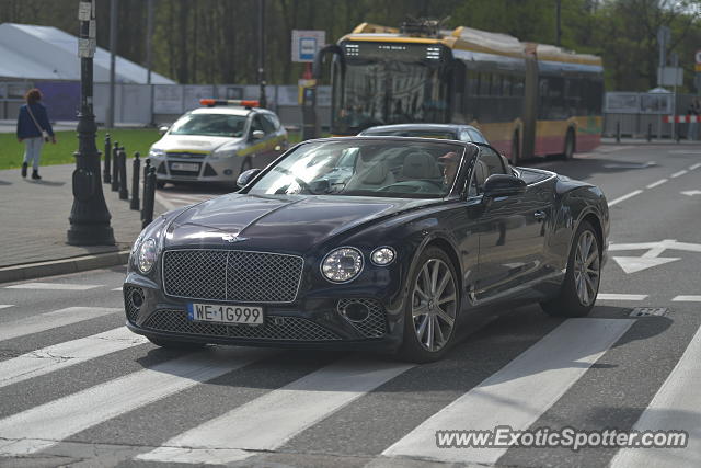 Bentley Continental spotted in Warsaw, Poland