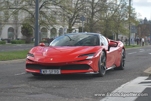 Ferrari SF90 Stradale spotted in Warsaw, Poland