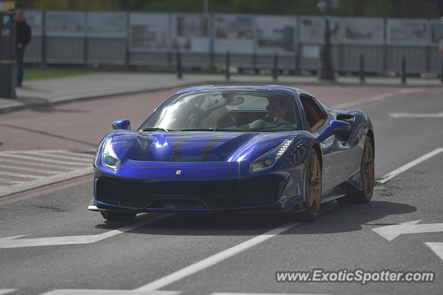 Ferrari 488 GTB spotted in Warsaw, Poland
