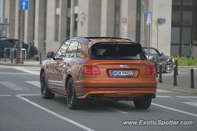 Bentley Bentayga spotted in Warsaw, Poland