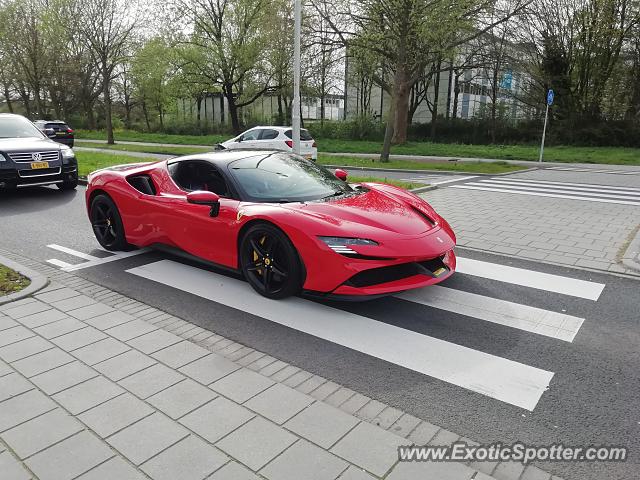Ferrari SF90 Stradale spotted in Papendrecht, Netherlands