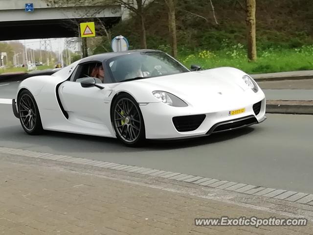 Porsche 918 Spyder spotted in Dordrecht, Netherlands