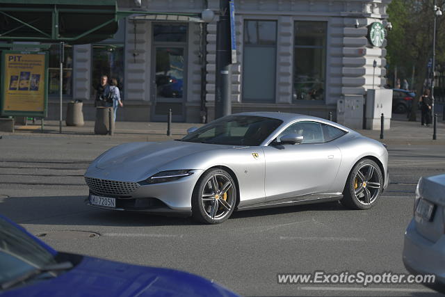 Ferrari Roma spotted in Warsaw, Poland
